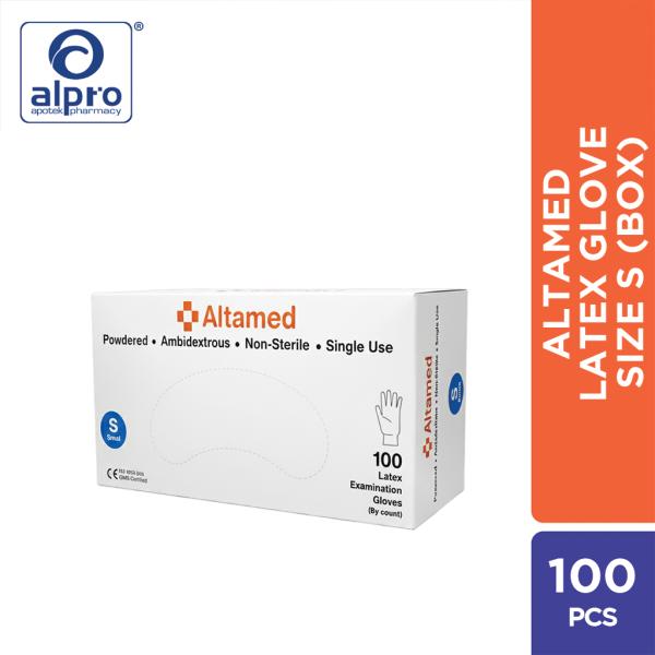 Altamed Latex Gloves S 100S